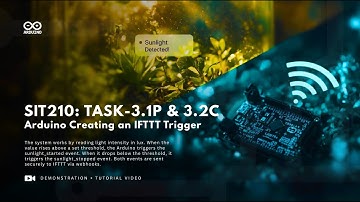 IFTTT-Based Sunlight Monitoring System using Arduino Nano 33 IoT and BH1750 Sensor