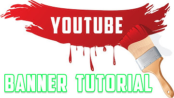 How to Make A YouTube Banner/Channel Art / 2016 Photoshop Tutorial