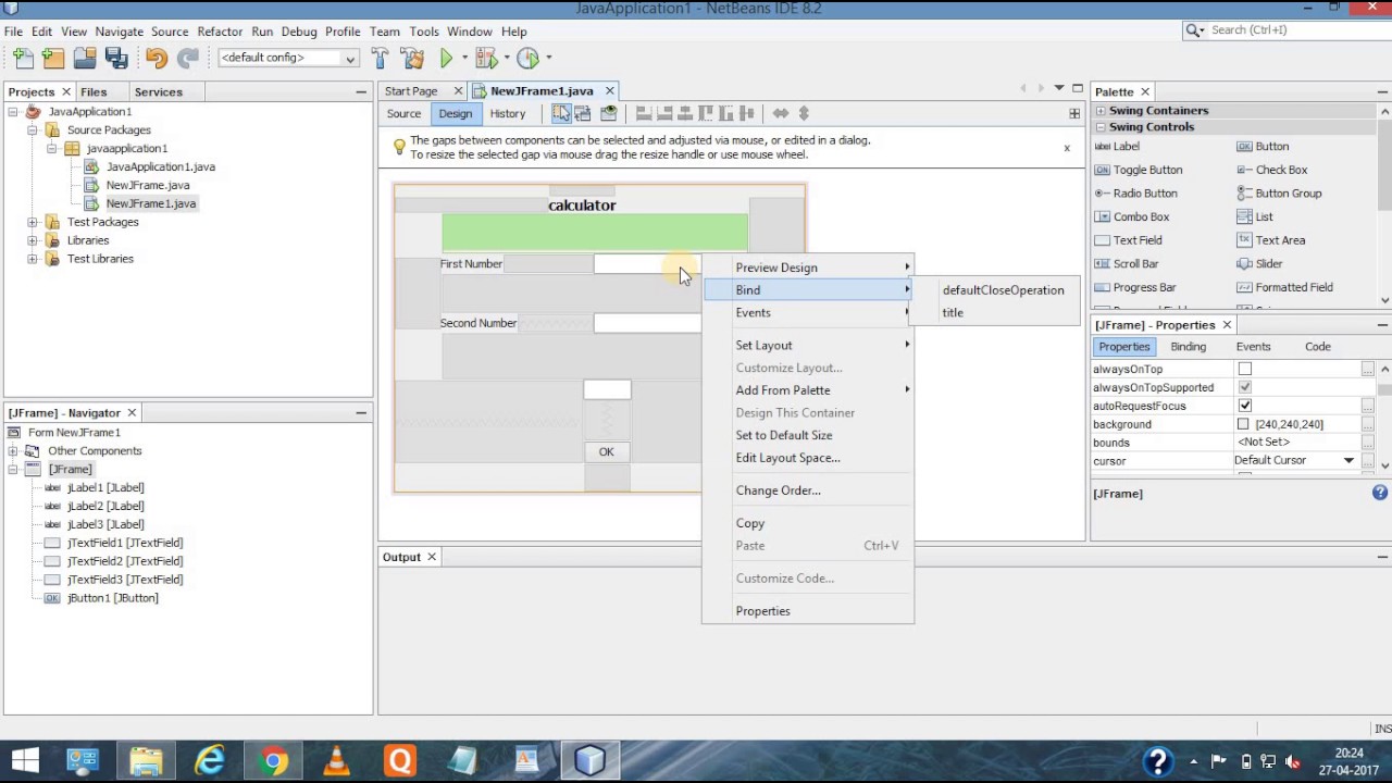 how to make calculator in java netbeans - YouTube