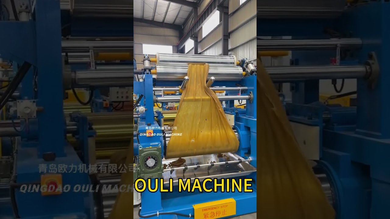 Rubber mixing mill with stock blender ,Nature rubber open two roll  mixing mill ,rubber machine