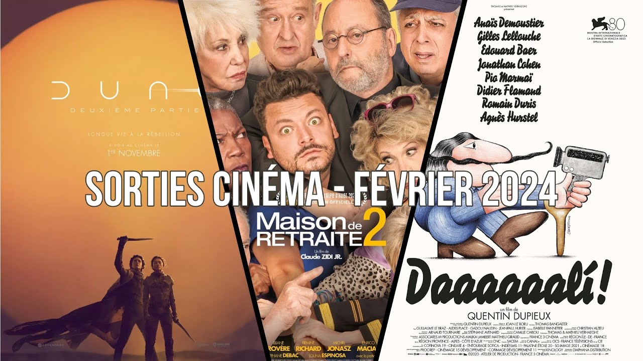 Bandes annonces / Février 2024 - Intro Cinéma #LCCV - 10 BANDES