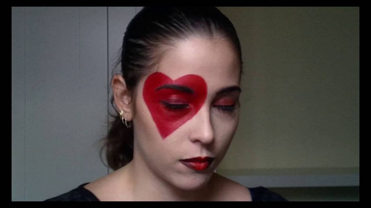 Reina Roja Maquillaje De La Reina De Corazones Para Niña - Varios Niños