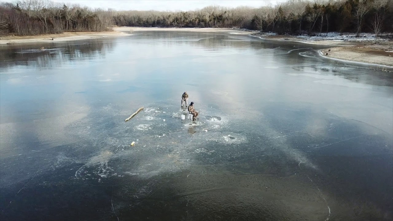 Kemp Lake Ice Fishing YouTube