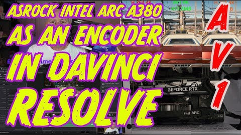 Intel Ark a380 as a Hardware encoder/decoder in Davinci Resolve 2024