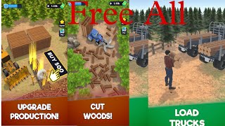  Lumber Chopper Game All free item new apk | idel game and tycon game Short video on screenshot 5