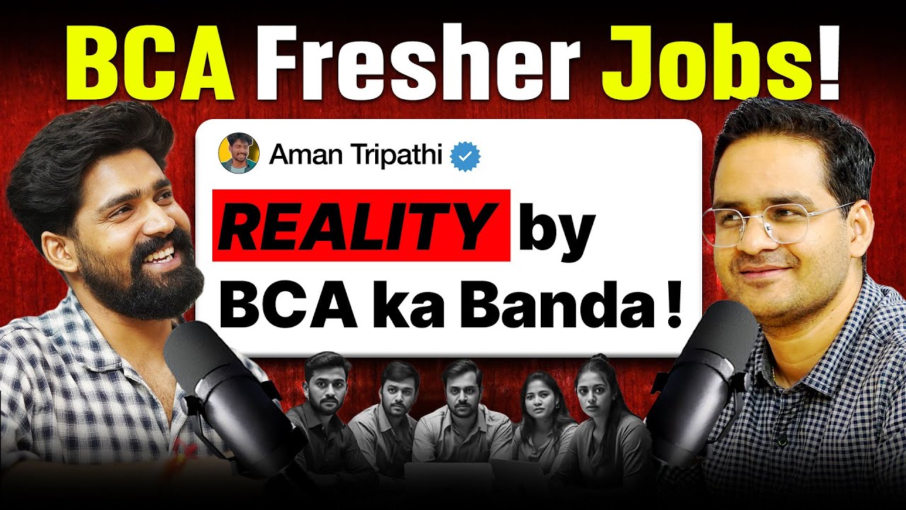 🔥BCA Fresher Jobs! Reality by  @BCA_KA_BANDA | After BCA Jobs & Salary? #bca #bcajobs #bcacourse