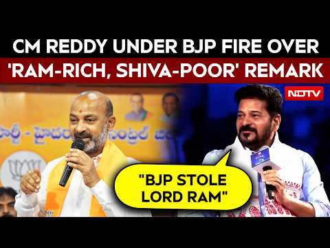 Revanth Reddy Under BJP Fire Over 'Ram God Of Rich, Shiva Of Poor' Remarks