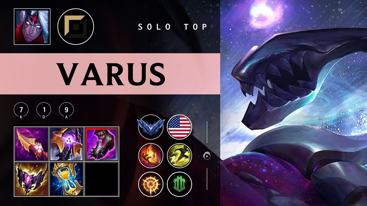 Varus Top vs Teemo - NA Diamond Patch 25.22