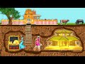 भूमिगत जादुई सुनहरा घर Underground Magical Golden House Kahani Hindi Kahaniya Funny Comedy Video