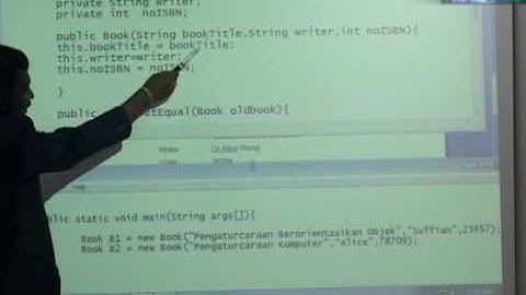 [T] CBOP3203 Object Oriented Programming (Past Year Question) Part 4