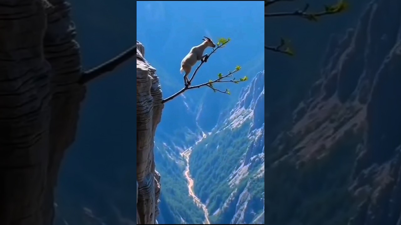 Unbelievable Mountain Goat Skills Caught on Camera