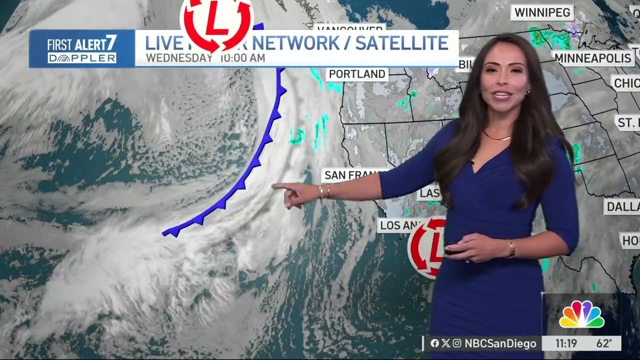 In between storms Nov 19, 2025, Meteorologist Campos