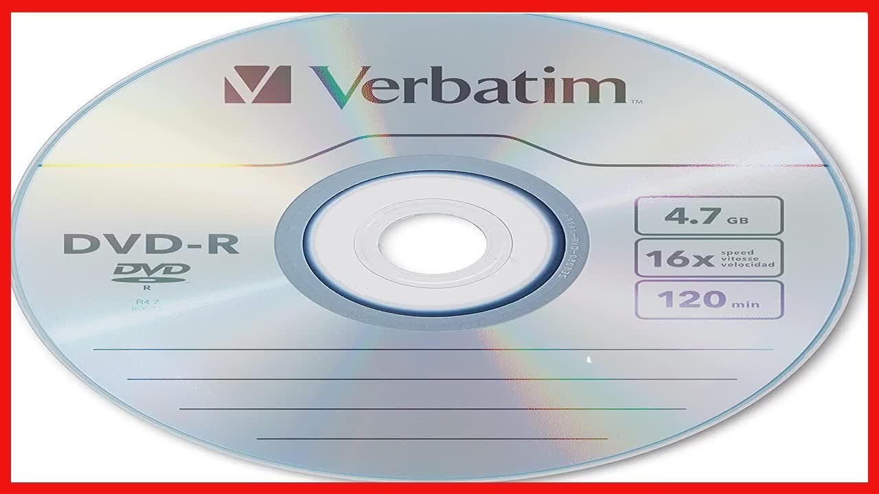 Great product - Verbatim DVD-R Blank Discs AZO Dye 4.7GB 16X Recordable ...