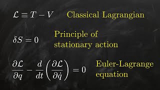 Lagrangian Mechanics I: Introducing the fundamentals