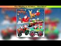 Outdoor Christmas Decorations Inflatable Toys Model Santa Vehicles Built-in LEDs Party New Year