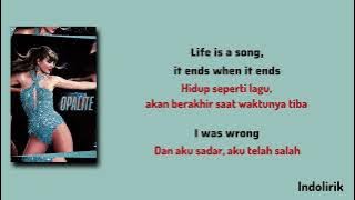 Opalite - Taylor Swift | Lirik Terjemahan Indonesia 