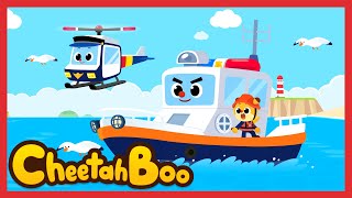 We Protect The Sea Were Marine Police Helicopter Nursery Rhymes Kids Song