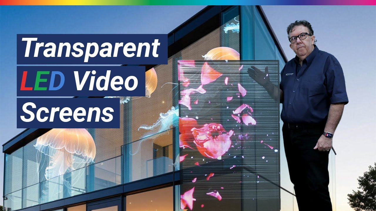 Transparent LED Video Screens - Lessons In LED - YouTube