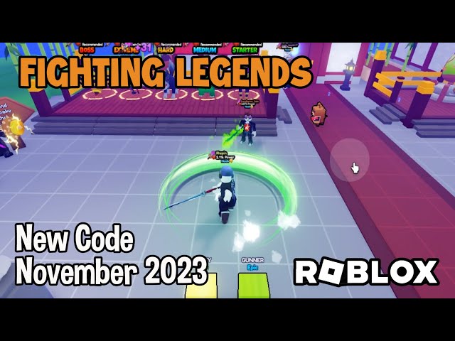 Fighting Legends Codes - Roblox December 2023 