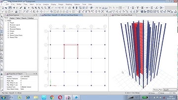 DRAW SHEAR WALL, COLUMN AND BEAM#BUILDING DESIGN#ETABS #PART3