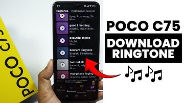 How to Download Ringtone in Poco C75 - Set Custom Ringtone