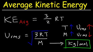 Average Kinetic Energy of a Gas and Root Mean Square Velocity Practice Problems - Chemistry Gas Laws