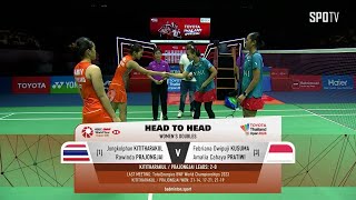 [BWF] WD - Finals｜KITIT & PRAJO vs KUSUM & PRATI H/L | TOYOTA THAILAND OPEN 2024