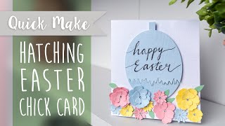 Hatching Easter Chick Pull Tab Card - Sizzix