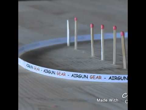 تحدي قناص يشعل عود كبريت بطلقة بندقيه