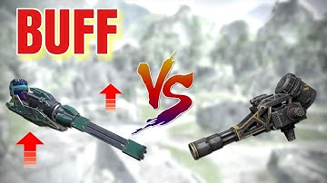 [WR] Krait (Buff) VS Retaliator - damage comparison | War Robots Test Server