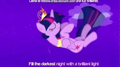 MLP:FiM Shooting Star [Animation] - Lyrics on screen