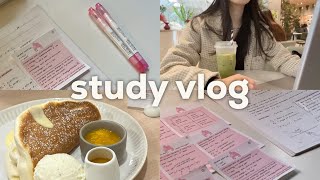 study vlog (final exams week) ☕️ ipad notes, trying to romanticise studying & too many flashcards