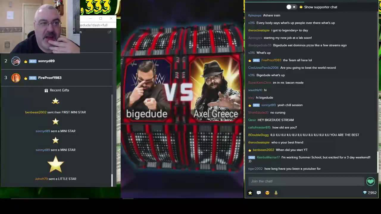 Amazing Mega Star Reaction! WWE Supercard Bonus Footage!