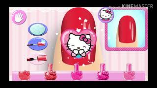 Permainan salon kuku hello kitty screenshot 5