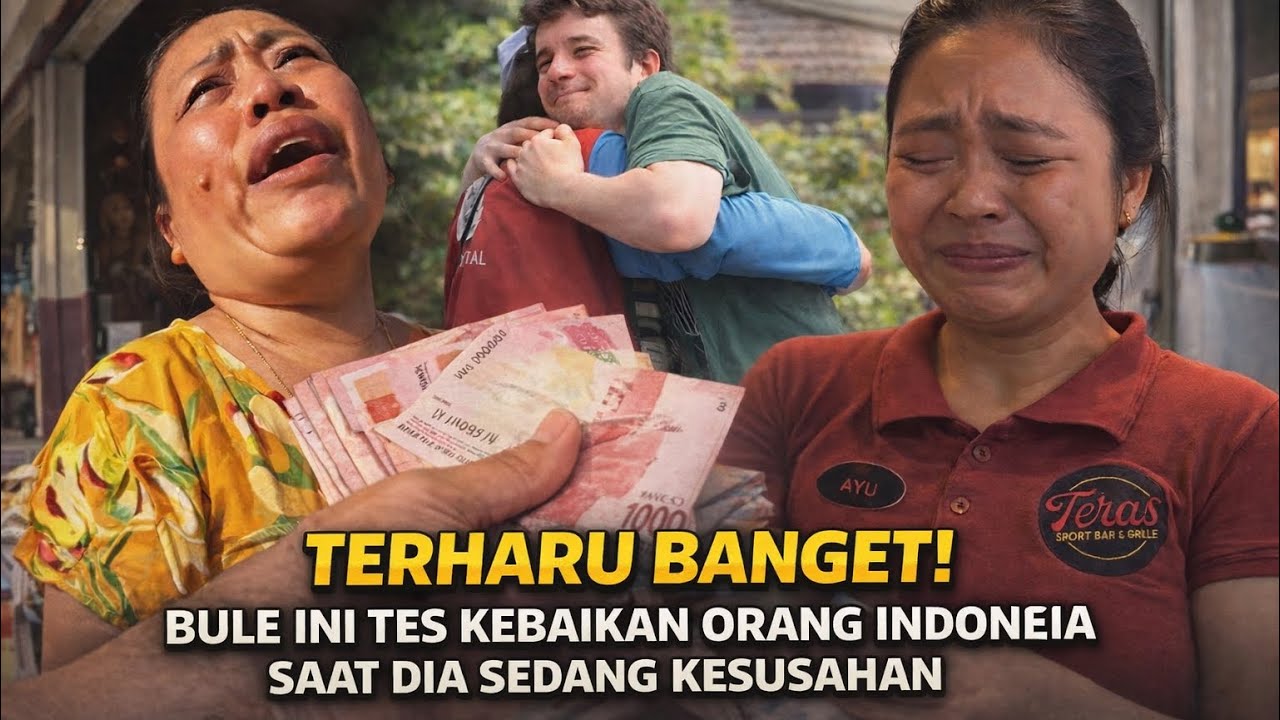 Bule ini tes kebaikan orang indonesia di saat dia sedang kesusahan