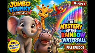 🌈 Jumbo Trunky Adventures | The Mystery of the Rainbow Waterfall 🐘✨