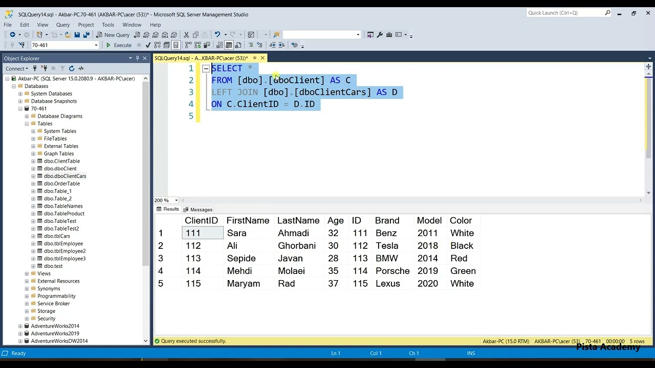 آموزش T-SQL - جلسه بیست و هشت