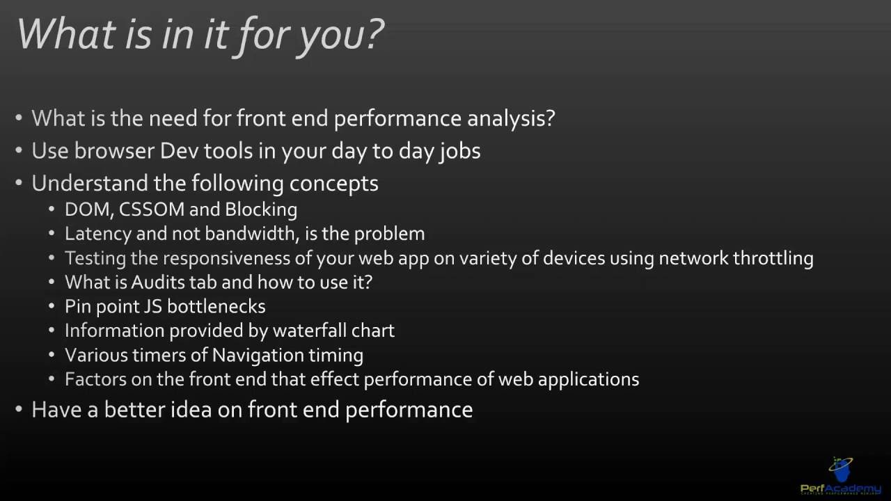 Using Chrome Developer Tools to Analyze Web Performance - YouTube