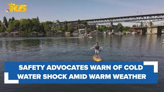 Safety advocates warn of cold water shock ahead of warm weekend in western Washington