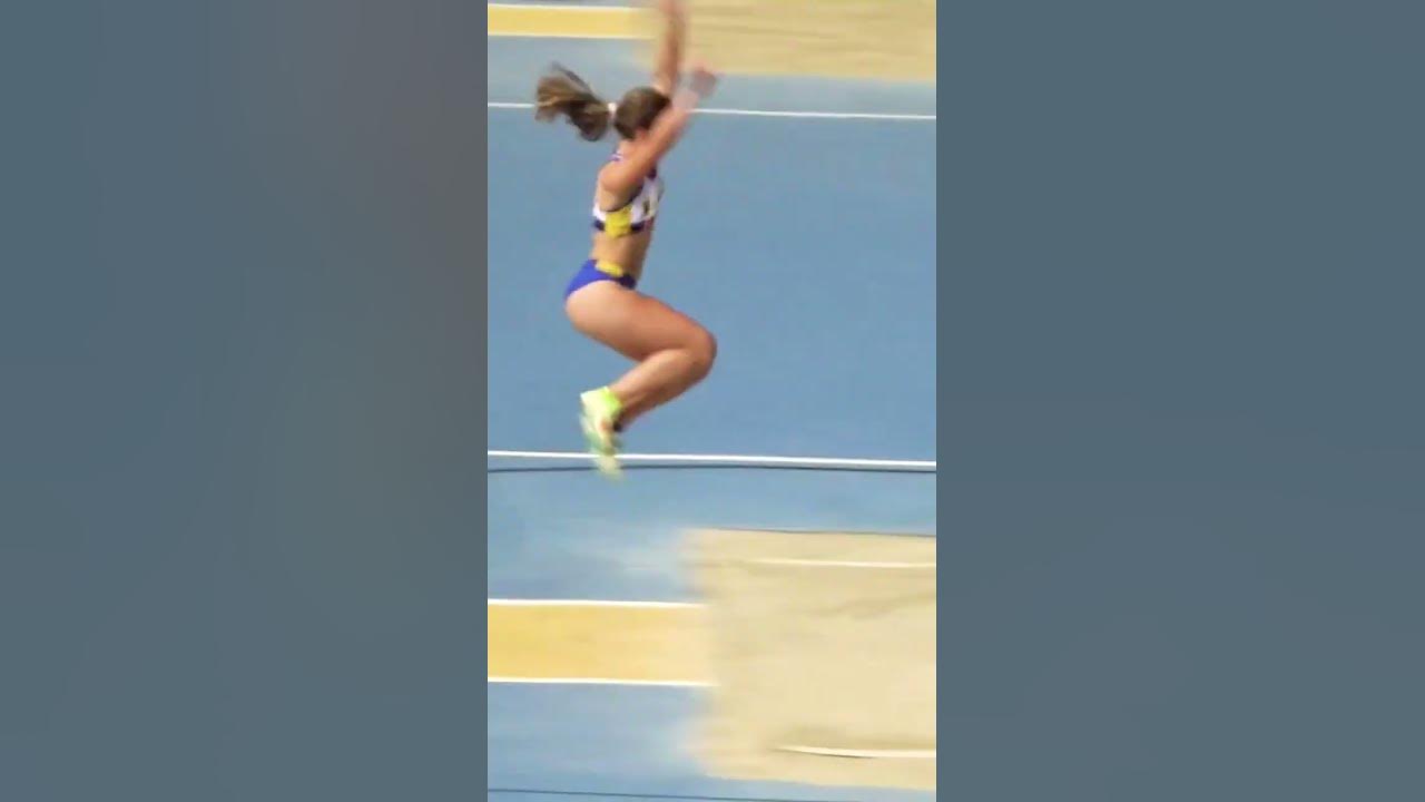 Beautiful Laura Martinez Long Jump #sports #athletics #longjump