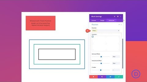 A Guide to Understanding & Using Divi’s Fixed Position