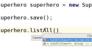 Android: SQLite с Sugar ORM