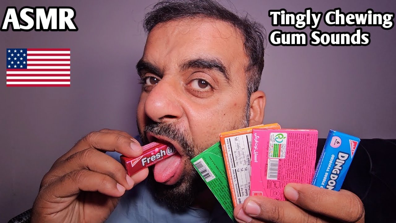 ASMR - Satisfying Sleepy Chewing Gum sounds 😋 with DJI ( Hypnotic Speepy Tingles)