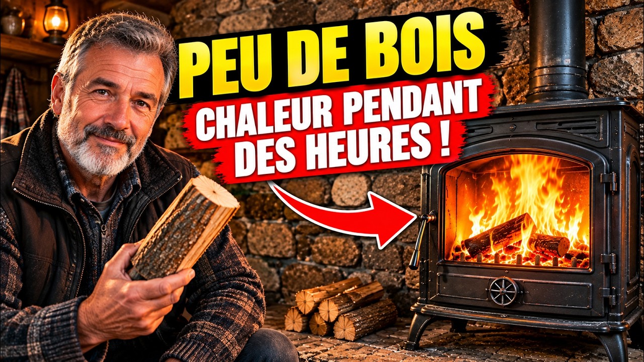 La Technique Oubliée pour Chauffer avec Très Peu de Bois Cet Hiver