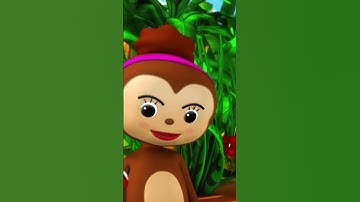 Ouch! A Monkey Fell Out of the Bed! 🐵🛏️😆 5 Little Monkeys #LBB #Short #Monkeys