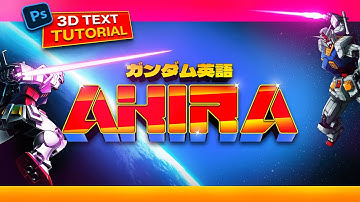 Photoshop Anime/Header 3D Text Tutorial | FREE PSD 🈶️