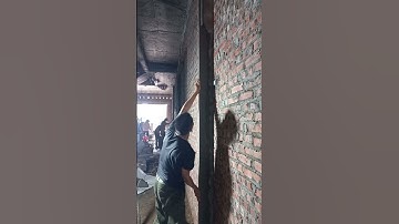 Trát cạnh cột bê tông