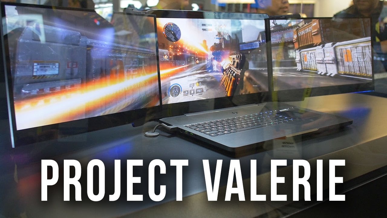 games people play Three 4K Displays on a Laptop?! Razer's Project Valerie