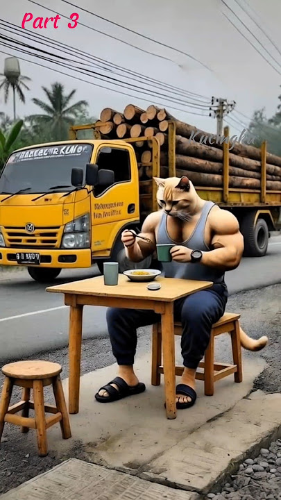Orderan kedua oyen: Truk Oleng🥰❤️ #kucing #cat #shorts