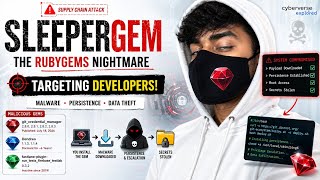 SleeperGem: The RubyGems Supply Chain Attack That Hijacks Developer PCs | Full Technical Breakdown
